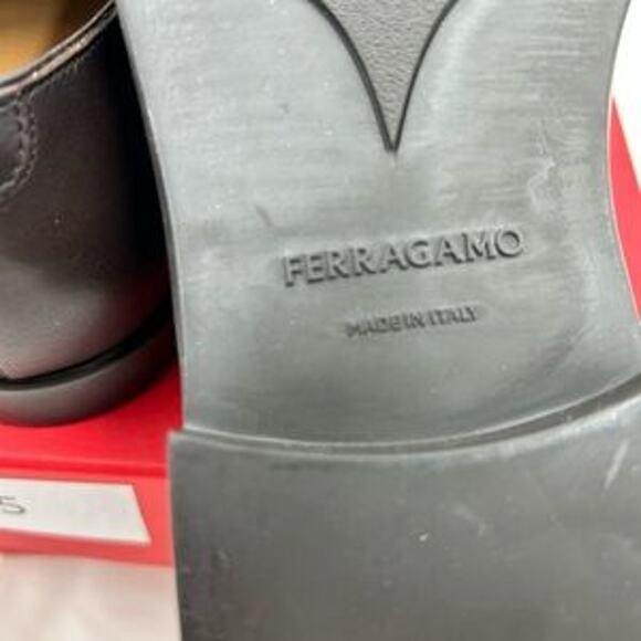 Men's Salvatore Ferragamo Fosco Leather Oxford's size 9E made in Italy - Picture 6 of 12